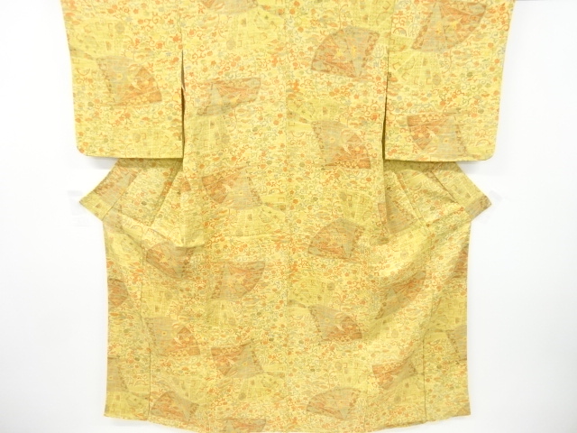 JAPANESE KIMONO / KOMON / FLOWER ARABESQUE